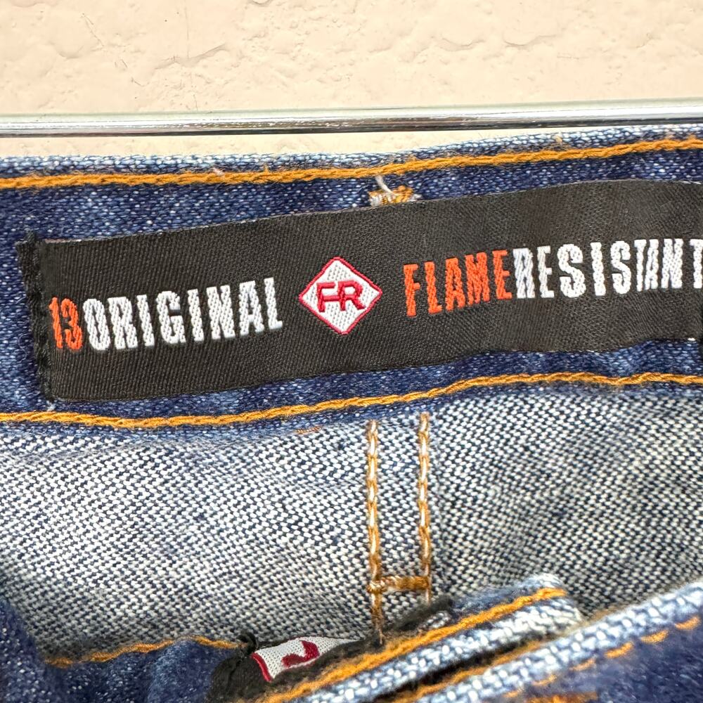 Wrangler Mens 13 Original FR Flame Resistant Jeans Size 34 X 36 100% Cotton - Picture 2 of 10